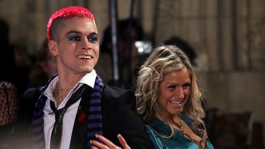 (R-L) Nikki Grahame and Pete Bennett arrive for the National Television Awards 2006 at the Royal Albert Hall in west London.